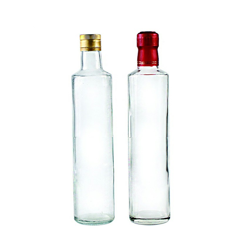 Factory Manufacture 250ml 500ml 750ml 1000ml Olive Oil Bottles Medium Round Shape Glass Bottle