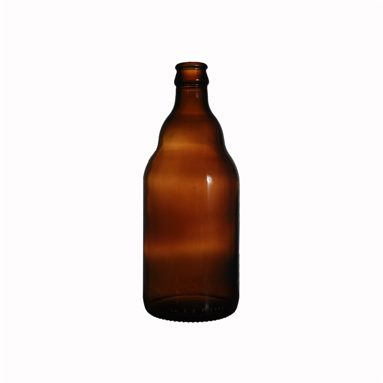 Factory Manufactured  330ml 500ml Amber Empty Custom Crown Cap Beer Bottle For Beer Package