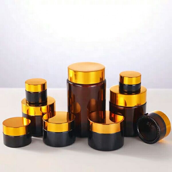 Factory Manufactured Cylindrical Cosmetic Cream Glass Jar