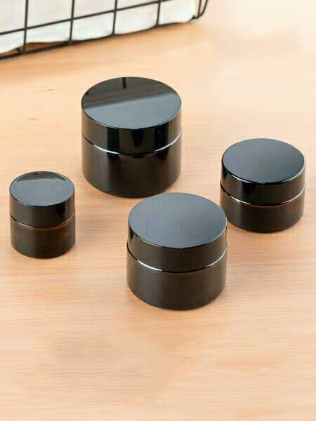 Factory Manufactured Cylindrical Cosmetic Cream Glass Jar