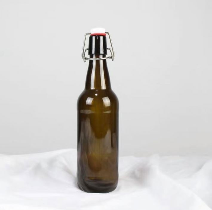 Factory Manufactured Wholesale Amber Stubby Beer Bottle