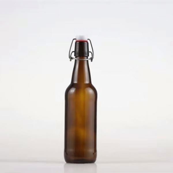Factory Manufactured Wholesale Amber Stubby Beer Bottle
