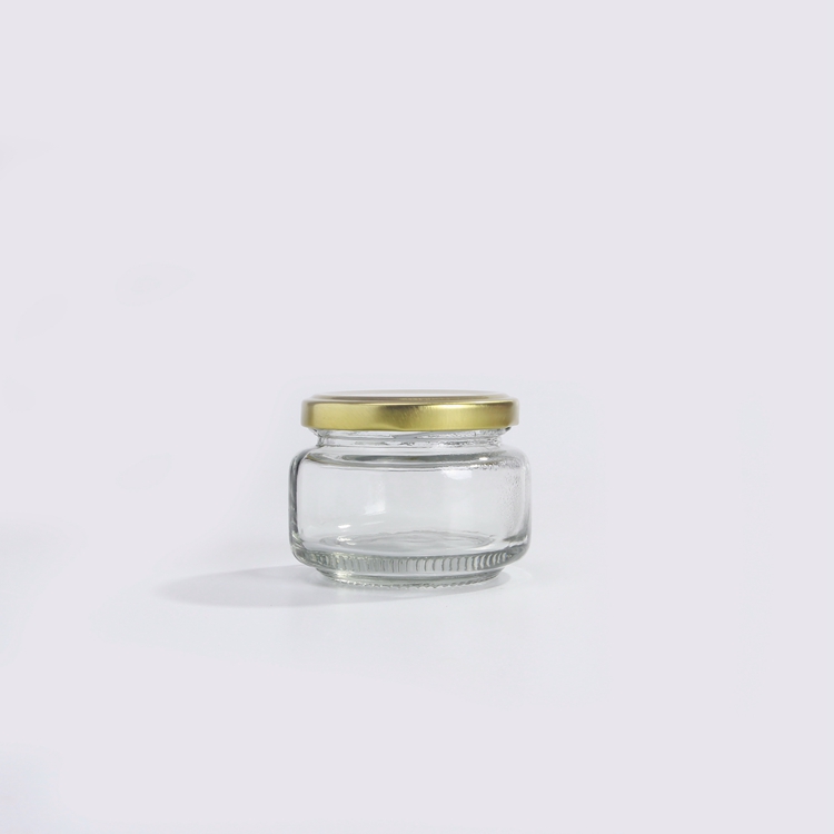 Factory Manufacturer 100ml Clear Food Grade Glass Round Paste Glass Jar For Curd Sauce