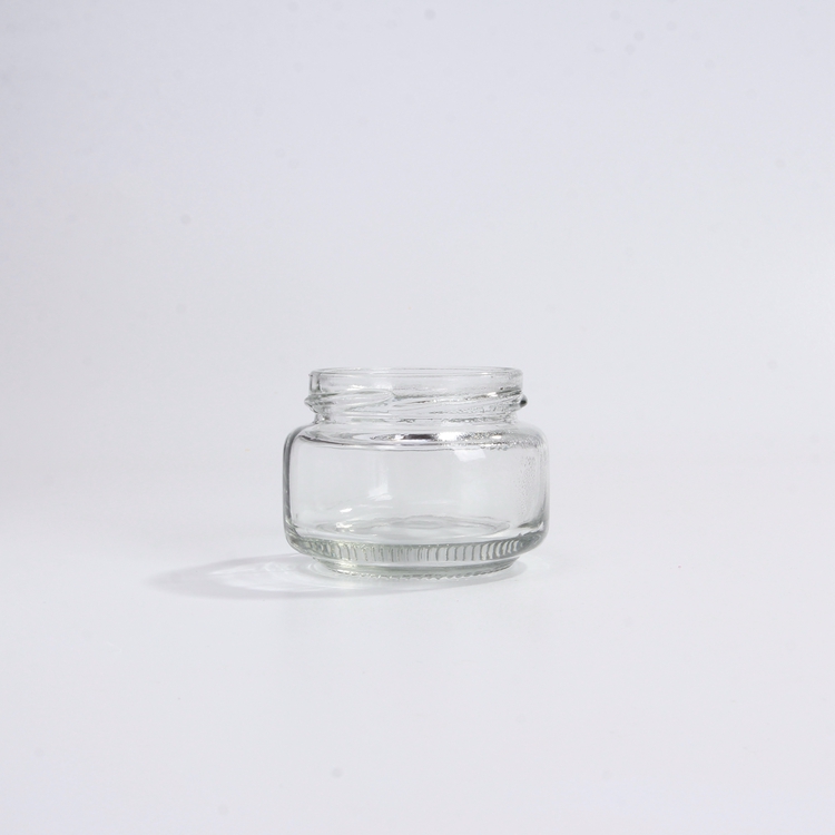 Factory Manufacturer 100ml Clear Food Grade Glass Round Paste Glass Jar For Curd Sauce