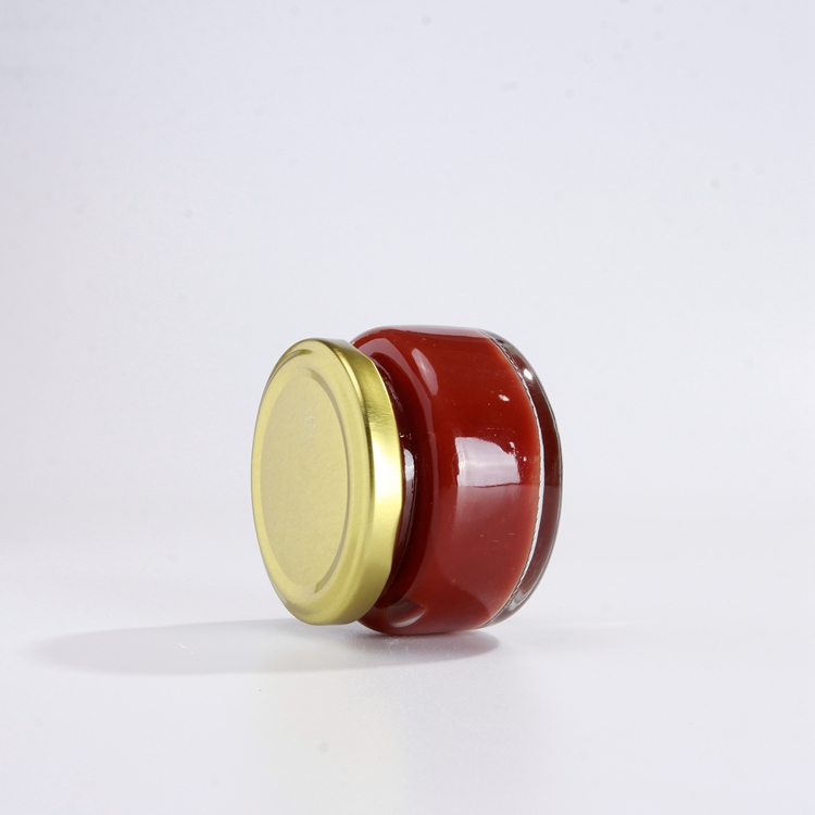 Factory Manufacturer 100ml Clear Food Grade Glass Round Paste Glass Jar For Curd Sauce