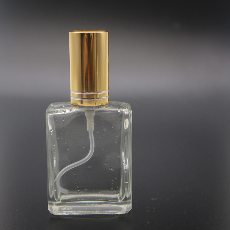 Factory Manufacturer OEM Custom Empty 10ml 15ml 30ml 50ml 100ml Clear Rectangular Portable Square Glass Spray Perfume Bottle