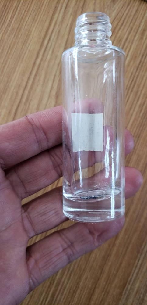 Factory OEM customized 15ml 30ml 50ml square shaped perfume bottle with spray