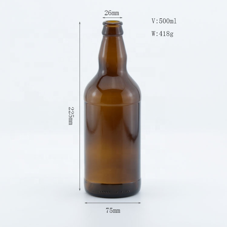 Factory Outlet Amber Wine Glass Bottle Empty Beer Bottles For Packaging