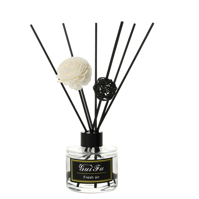 Factory Outlet Empty Round Aromatherapy Reed Diffuse Glass Bottle
