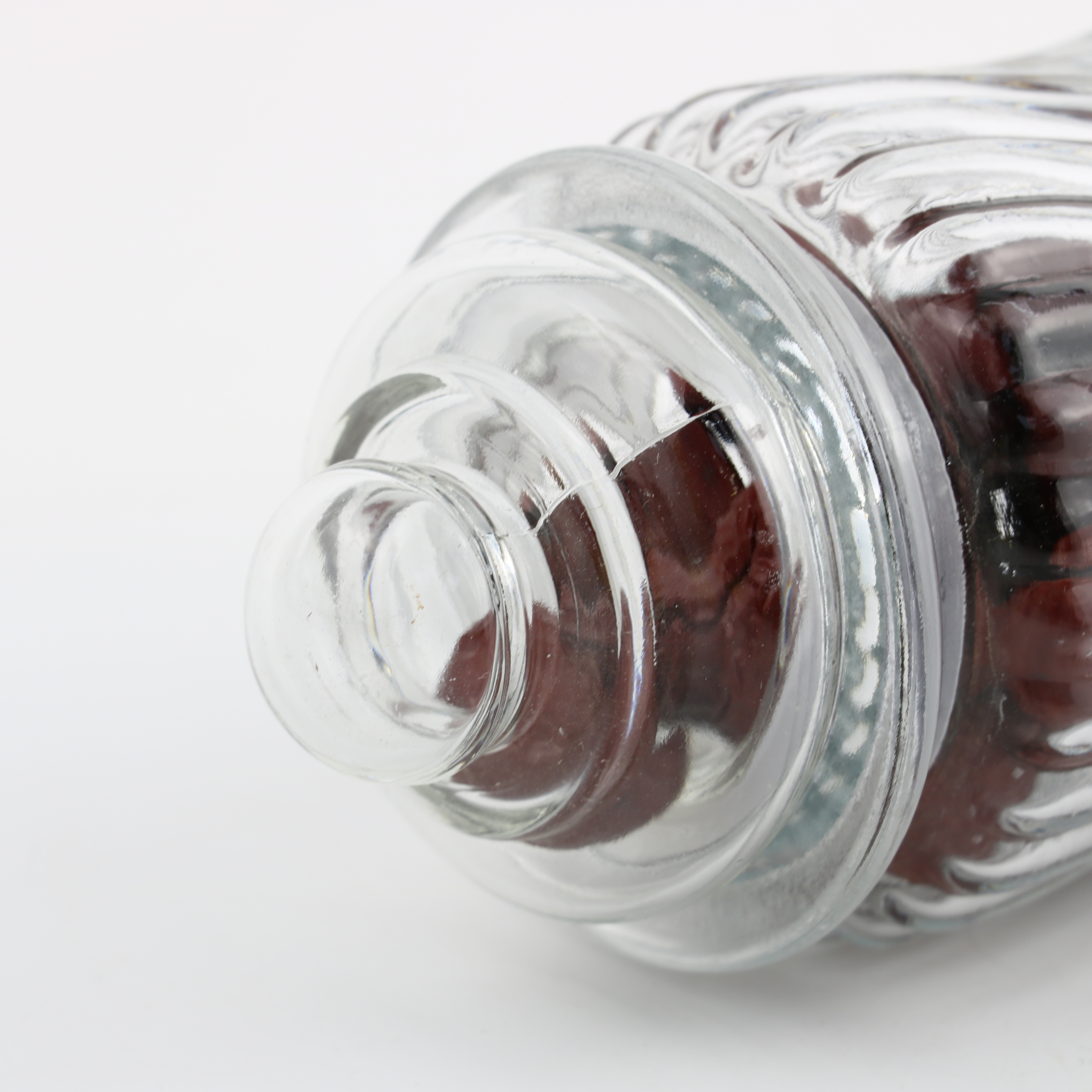 Factory Outlet High Quality Clear Glass jar For Family Food Storage With Lid