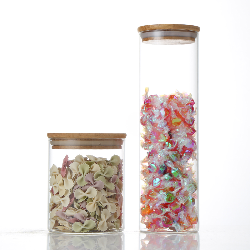 Factory Outlet Spice Jar Set Storage Storage Bottles Jars Kitchen Glass Jar Storage 1 Litre