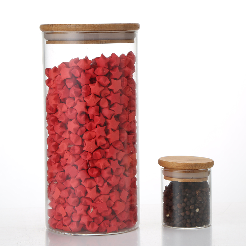 Factory Outlet Spice Jar Set Storage Storage Bottles Jars Kitchen Glass Jar Storage 1 Litre