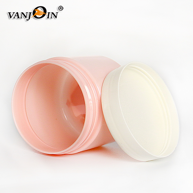 Factory PET Skin Care Cream Use and plastic powder jar 250ml 600ml