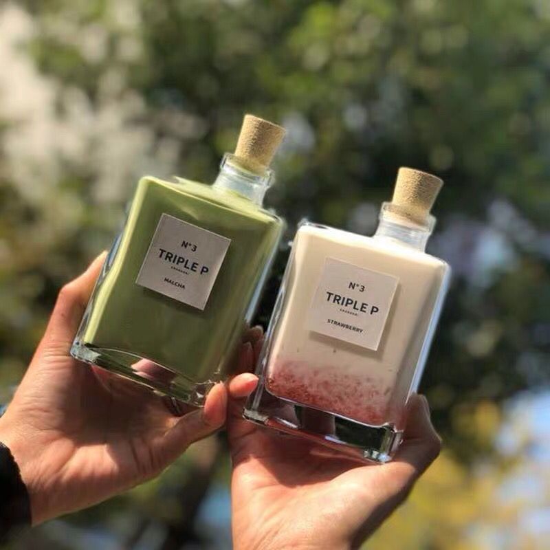 Factory Popular 280Ml Milk Tea Bottle With Cork Beverage Bottle Juice Containers For Bar