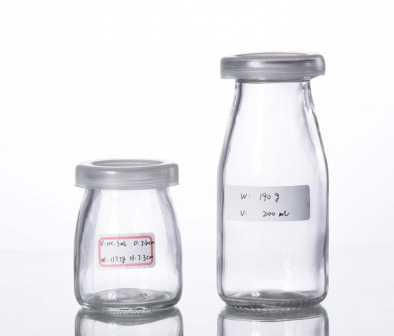 Factory Price 100ml 200ml Glass Pudding Jar With Lid