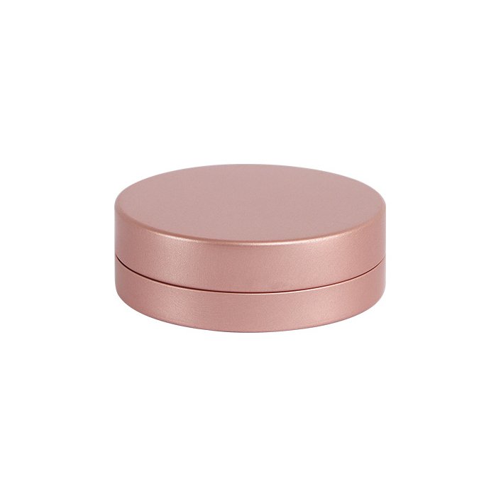 Factory Price 100ml Rose gold container Empty Metal Tins Face Cream Aluminum jars