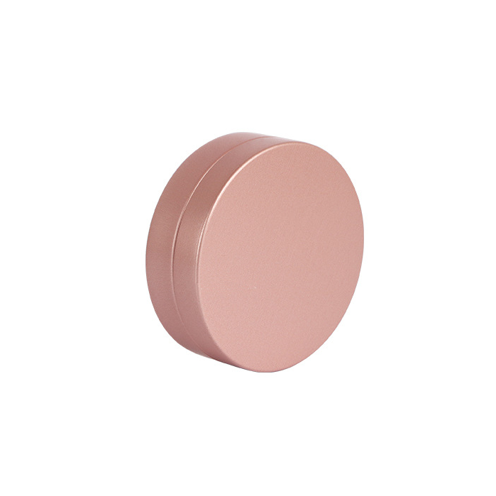 Factory Price 100ml Rose gold container Empty Metal Tins Face Cream Aluminum jars