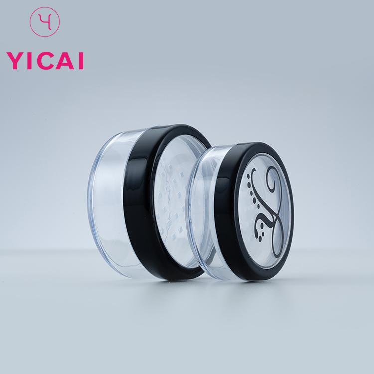 Factory Price 10g 20g Stock Rotary Loose Powder Cosmetic Sifter Jar