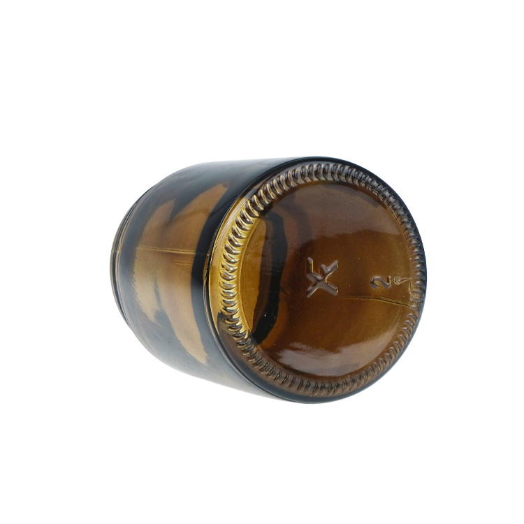 Factory Price 150ml 200ml 250ml Amber Cream Bottle Cosmetic Glass Jar