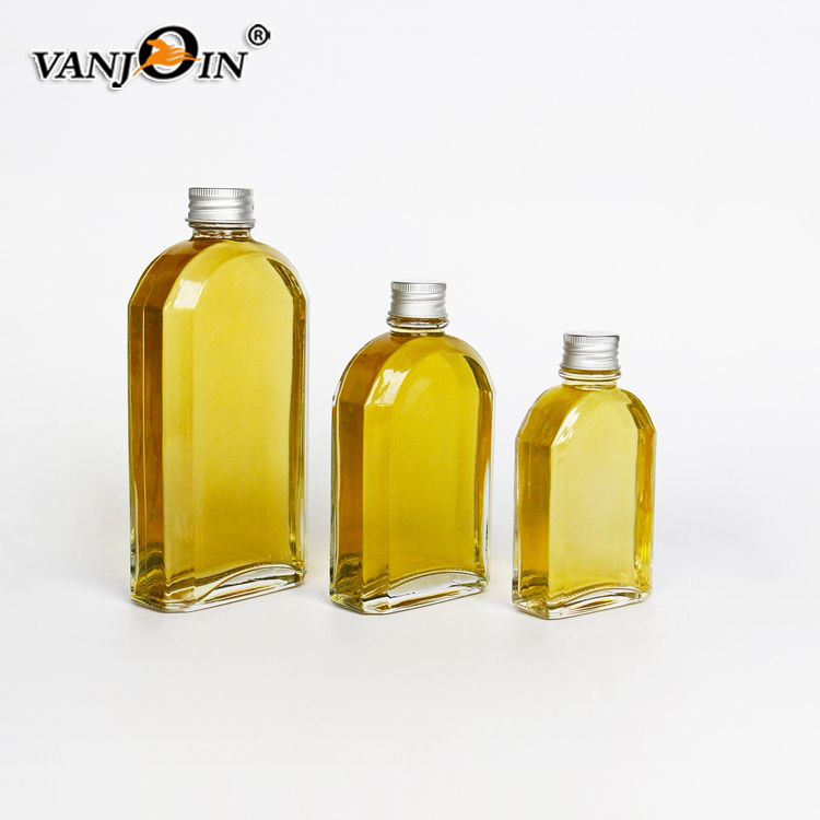 Factory Price 200ml Flask Cold Brew Coffee Glass Bottle With Tamper Evident Aluminum Lid