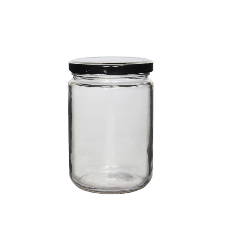 Factory Price 240ml Clear Glass Round Glass Jar For Paste/ Curd Sauce/Cheese Cream Sauce