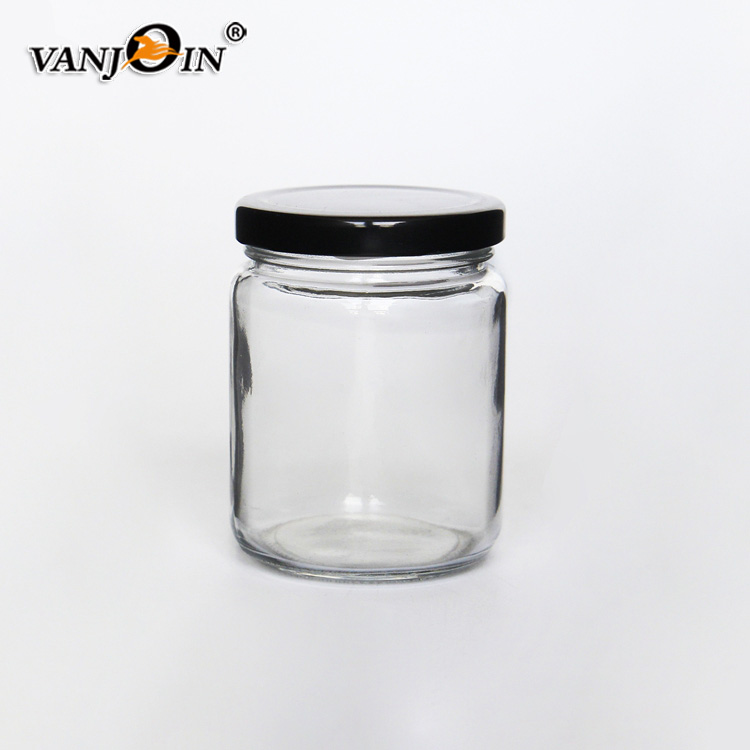 Factory Price 250ml Round Glass Jam Jars Glass with Lid Storage Pickles Jar for Food