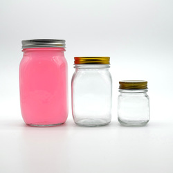 Factory Price 32oz Glass Jar with Screw Lid 16oz Daily Use Glass Mason Jar for Kitchen Use Food Grade Cannisters