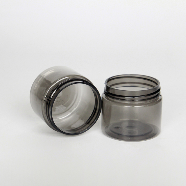 Factory Price 50ml 100ml Big Mouth Cylinder Plastic Skin Care Cream Jar