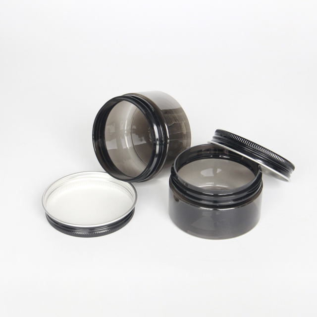 Factory Price 50ml 100ml Big Mouth Cylinder Plastic Skin Care Cream Jar