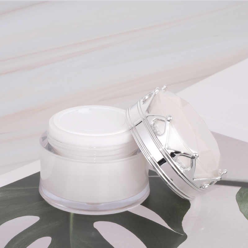 Factory Price 5g/10g/15g/20g/30g/50g Double Wall Plastic Jar Acrylic Body Butter Custom Jars for Skincare