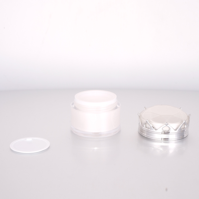 Factory Price 5g/10g/15g/20g/30g/50g Double Wall Plastic Jar Acrylic Body Butter Custom Jars for Skincare