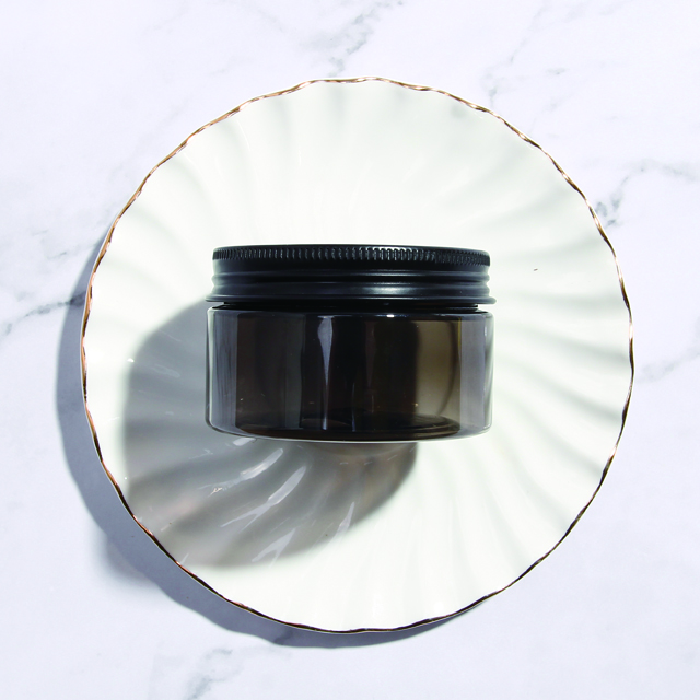 Factory Price 8 oz Jar Personal Care Cosmetic Packaging Clear PET Plastic Cream Jar with Screw Top Lid