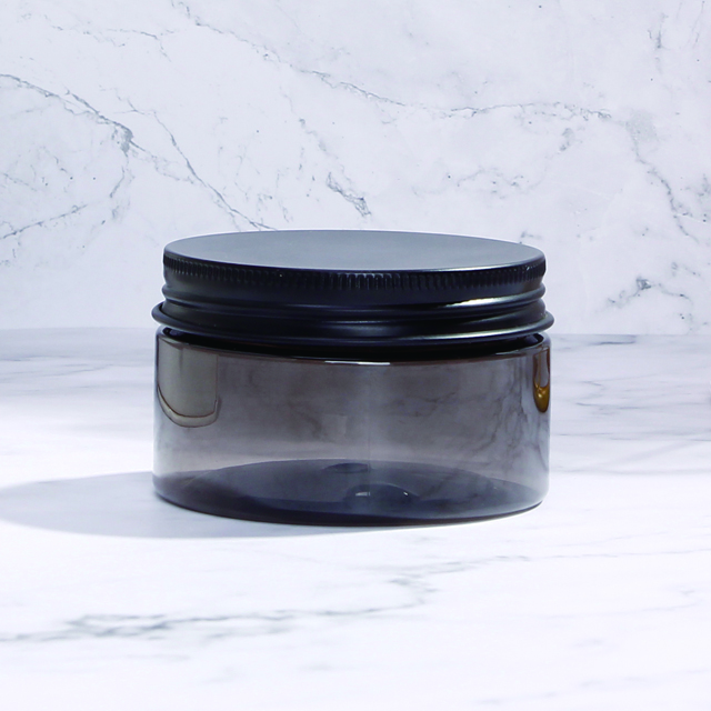 Factory Price 8 oz Jar Personal Care Cosmetic Packaging Clear PET Plastic Cream Jar with Screw Top Lid