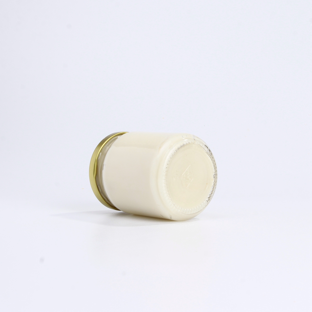 Factory Price 80ml 150ml 200ml Clear Round sauce glass jars food gradewith Lids Sauce/Honey/Food Glass Packaging