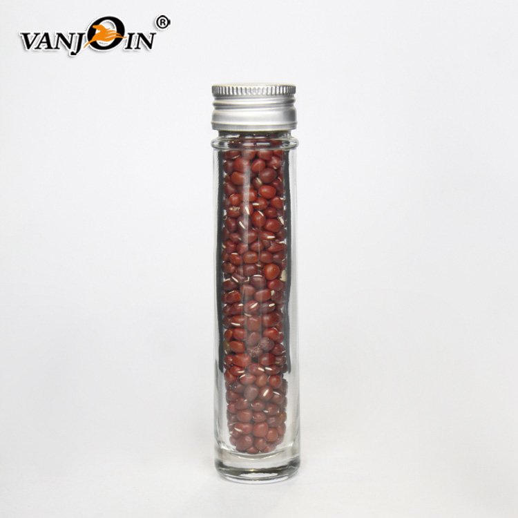 Factory Price 90ml Tall Clear Glass Round Glass Jar For Canned Food