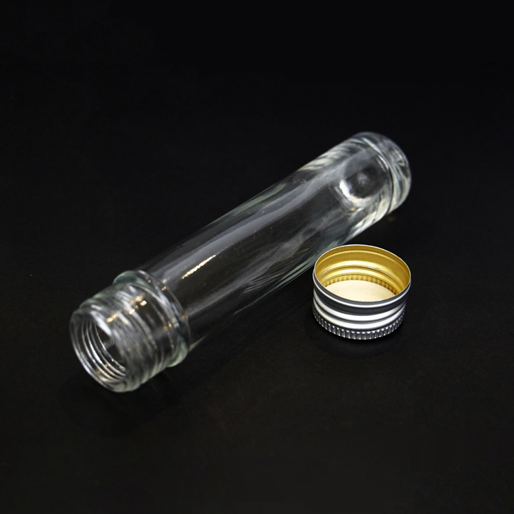 Factory Price 90ml Tall Clear Glass Round Glass Jar For Canned Food