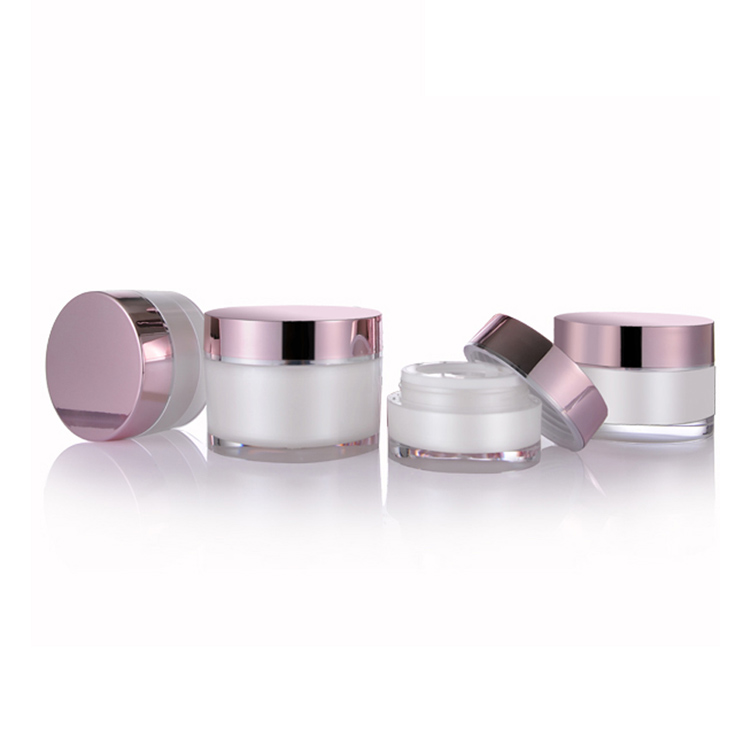 Factory Price Cosmetic Containers Fancy 30g 50g Plastic Cosmetic Cream Jar Acrylic