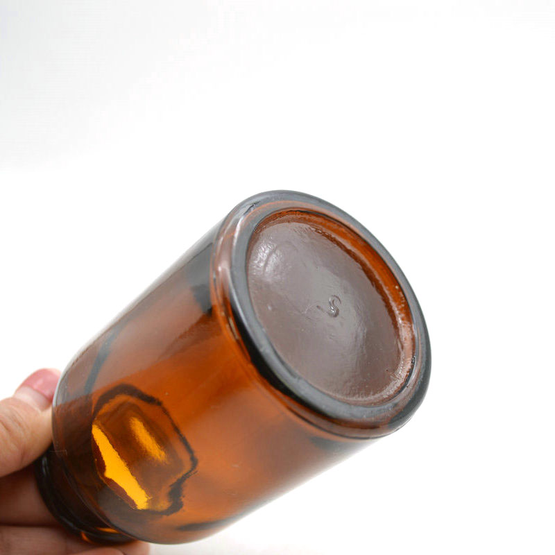 Factory Price Customization 125ml Different Capacity Anti-corrosion Amber Glass Wide Mouth Reagent Bottles