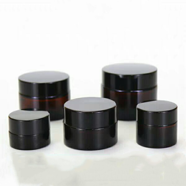 Factory Price Different Sizes Amber Glass Cream/Cosmetic Jar