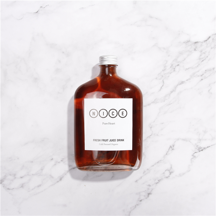 Factory Price Empty Beverage Glass Bottle For Fruit Wine Drinking Flask Bottle With Aluminum Lid