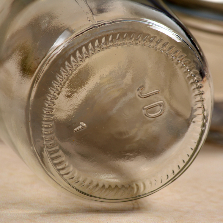 Factory Price Round Caviar Clear Glass Storage Jar Set with Lid for Food