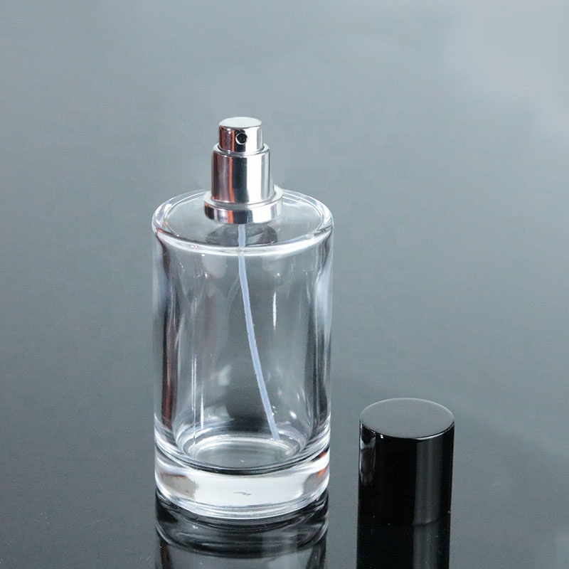 Factory Price Round Spray Glass Perfume Bottle 50ml Empty Perfume Bottle for Cosmetic Packaging (GPM45)