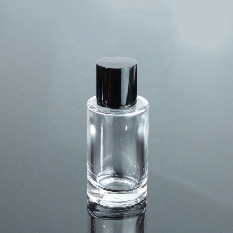 Factory Price Round Spray Glass Perfume Bottle 50ml Empty Perfume Bottle for Cosmetic Packaging (GPM45)