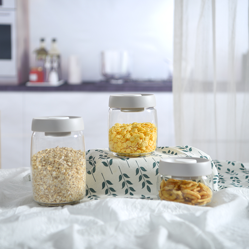 Factory Price Storage Jar Food Containers Glass Candy Jar And Bottle With Lid