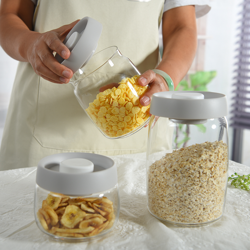 Factory Price Storage Jar Food Containers Glass Candy Jar And Bottle With Lid