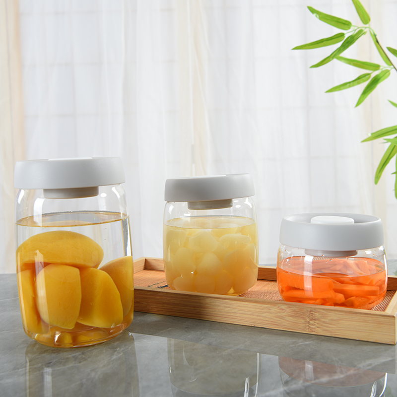 Factory Price Storage Jar Food Containers Glass Candy Jar And Bottle With Lid