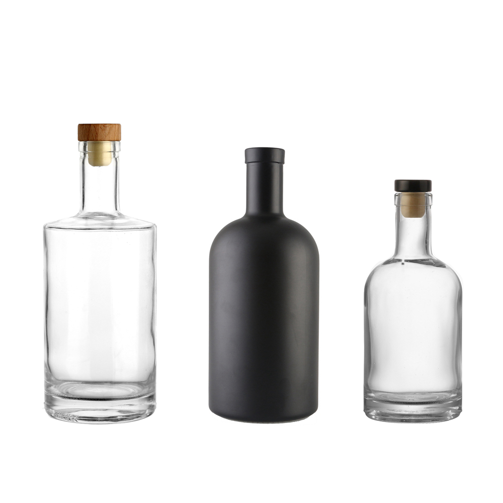 Factory Price Wholesale Rum Vodka Liquor Alcohol 750ml Spirit 750 ml 75cl Glass Bottle for liquor with Cork