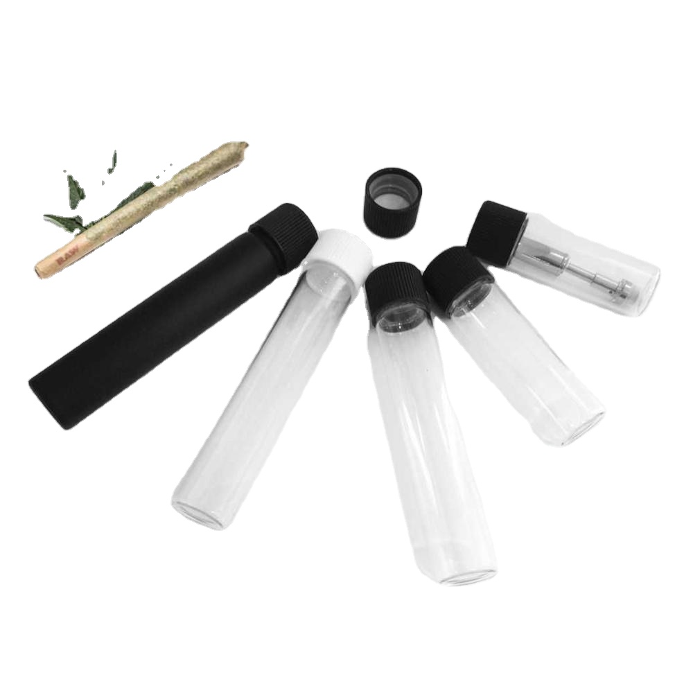 Factory Price glass tube with screw cap cork lid