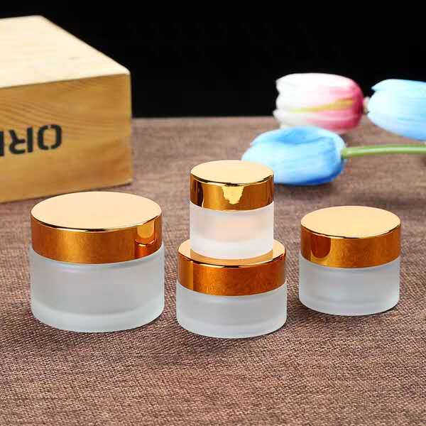 Factory Produced Wholesale Different Sizes Empty Glass Cream/Cosmetic Jar