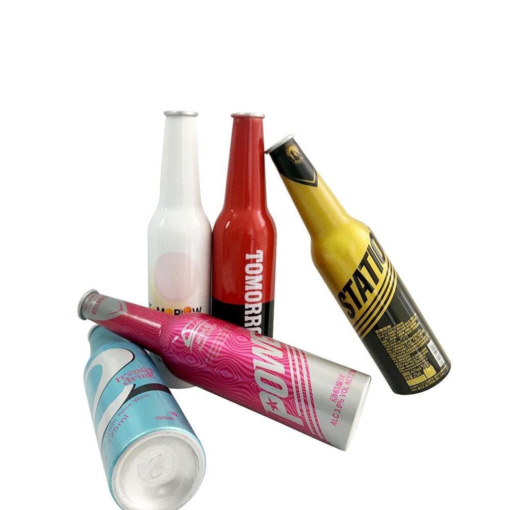 Factory Sell Aluminum Custom Gold Matt Brushed 250ml Aluminium Bottles